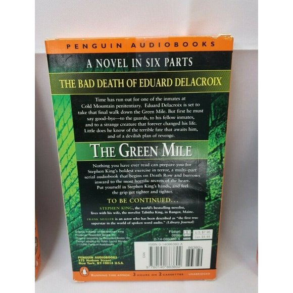 Audio books Steven king The Green Mile Part 1,4 and 5 Read By Frank Muller - Picture 4 of 8